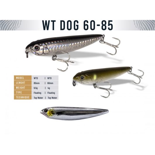 WT-DOG 85 8.5cm 9.5gr Live Mullet