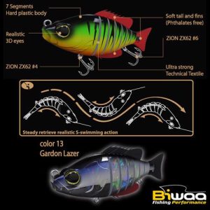 SWIMBAIT SEVEN S4" 10cm 17gr 13 Gardon Laser