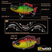 SWIMBAIT SEVEN S4" 10cm 17gr 14 Red Tiger