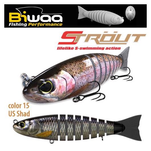 SWIMBAIT STROUT 5.5" 14cm 29gr 15 US Shad