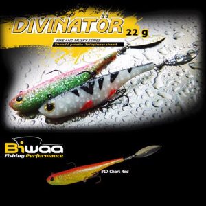 DIVINATOR JUNIOR 14cm 22gr 17 Chart Red Back