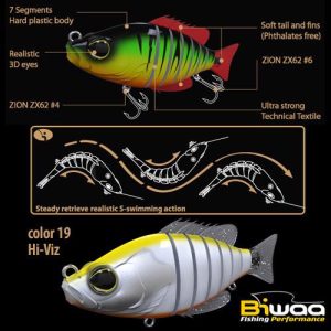 SWIMBAIT SEVEN S4" 10cm 17gr 19 Hi-Viz