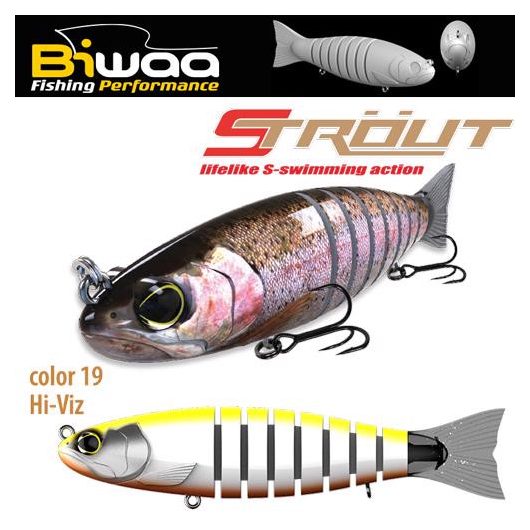 SWIMBAIT STROUT 5.5" 14cm 29gr 19 Hi-Viz