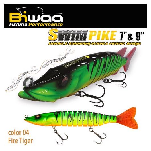 SWIMPIKE SS 7" 18cm 26gr 04 Fire Tiger