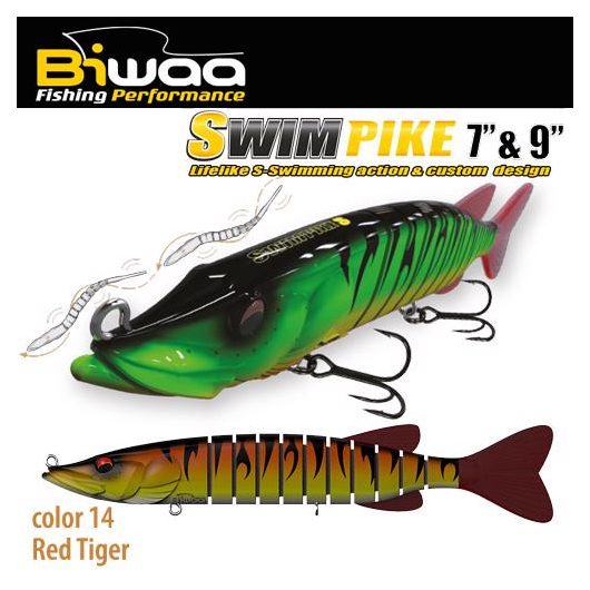 SWIMPIKE SS 7" 18cm 26gr 14 Red Tiger