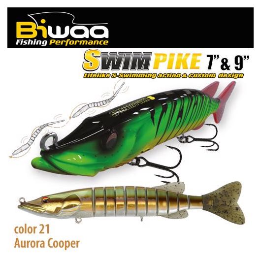 SWIMPIKE SS 7" 18cm 26gr 21 Aurora Cooper