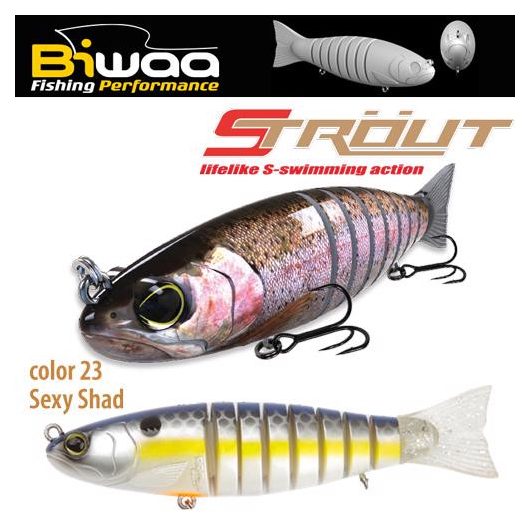 SWIMBAIT STROUT 5.5" 14cm 29gr 23 Sexy Shad