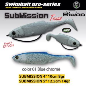 SUBMISSION 4" 10cm 01 Blue Chrome