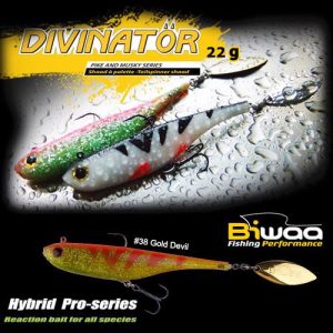 DIVINATOR JUNIOR 14cm 22gr 38 Gold Devil