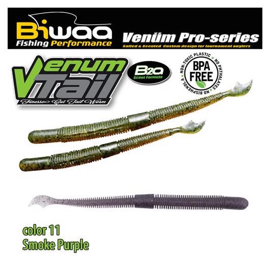 VENUM TAIL 4" 10cm 11 Smoke Purple