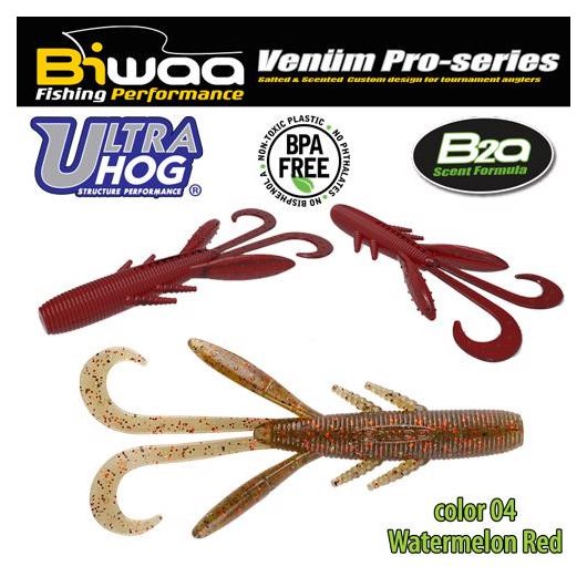 ULTRA HOG 4" 10cm 04 Watermelon Red