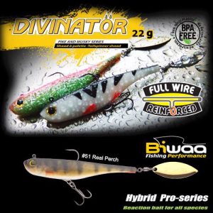 DIVINATOR JUNIOR 14cm 22gr 51 Real Perch