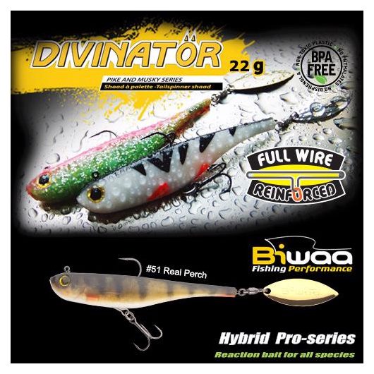 DIVINATOR MEDIUM 18cm 35gr 51 Real Perch