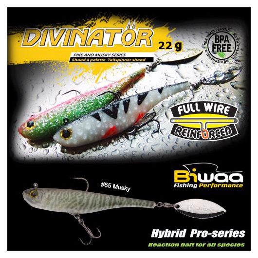 DIVINATOR MEDIUM 18cm 35gr 55 Musky