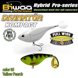 DIVINATOR KOMPACT 50 5cm 20gr 05 Yellow Perch