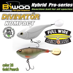 DIVINATOR KOMPACT 50 5cm 20gr 28 Gold Perch