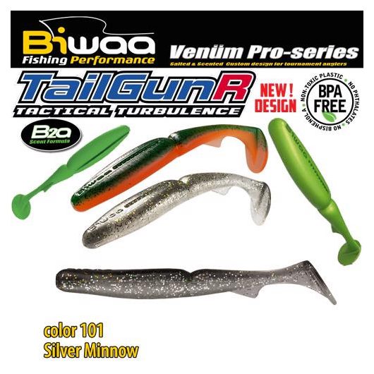 TAILGUNR 2.5" 6.5cm 101 Silver Minnow