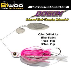 SPINNERBAIT DOGON 3/4oz 21gr 06 Pink Ice-Silver Blades