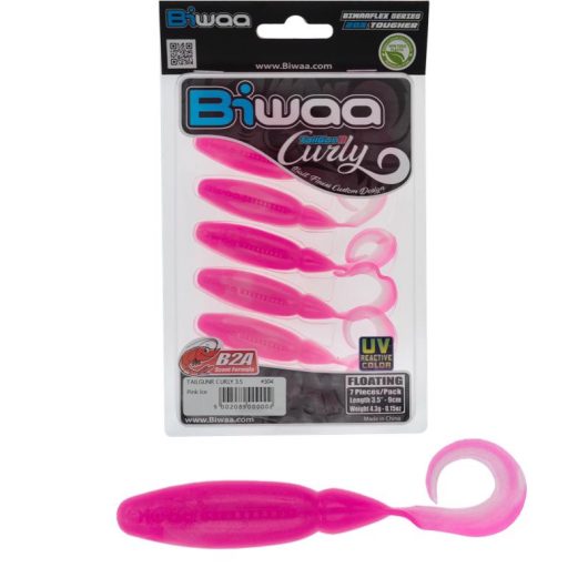 TAILGUNR CURLY 2.5" 6.3cm 304 Pink Ice