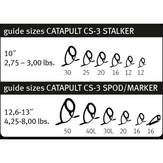 CATAPULT CS-3 CARP SPOD 13FT 3.96M 8.00lbs