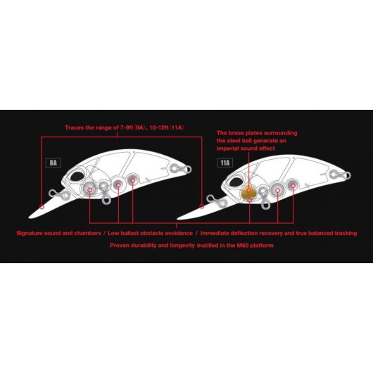 DUO REALIS CRANK M65 11A 6.5cm 16gr CCC3275 T-Bone