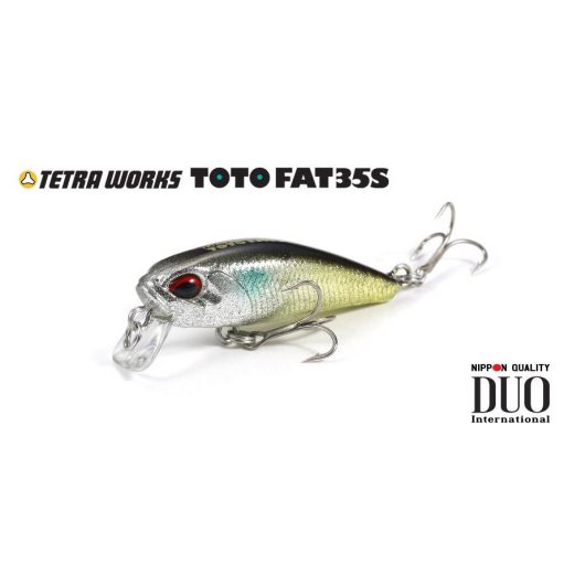 DUO TETRA WORKS TOTO FAT 35S 3.5cm 2.1gr CCC0074 Aqua GT