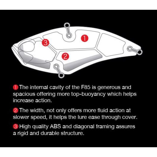 DUO REALIS APEX VIB F85 8.5cm 25gr ACC3273 Apex Chart