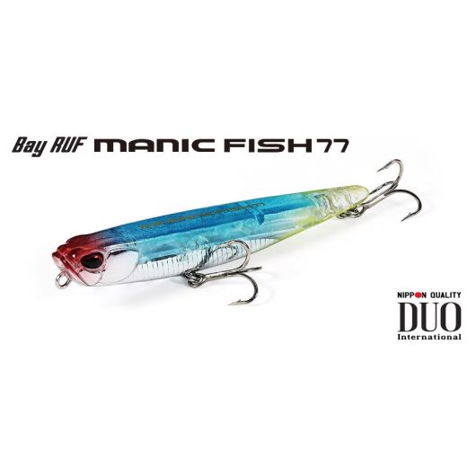 DUO BAYRUF MANIC FISH 77 7.7cm 9gr CSH0631 UV Clear Spinning Sardine