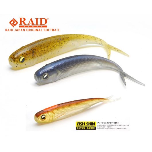 RAID FISH ROLLER FISH SKIN 3" 8.9cm 081 Stain Wakasagi