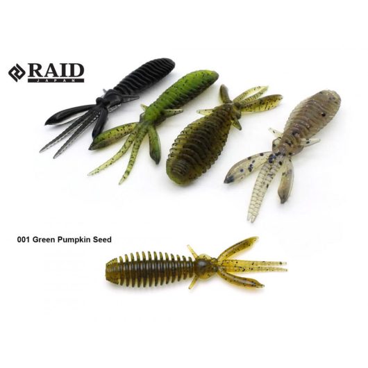 RAID EGUBUG 2.5" 6.3cm 001 Green Pumpkin Seed