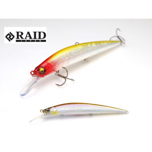 RAID LEVEL MINNOW PLUS 125mm 14gr 001 Neon Wakasagi