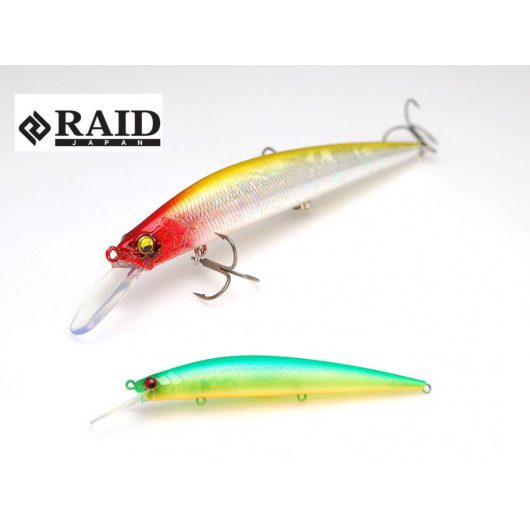 RAID LEVEL MINNOW PLUS 125mm 14gr 006 Lime Chart