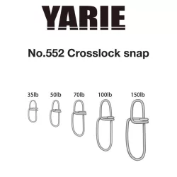 KAPOCS YARIE 552 CROSSLOCK SNAP 50LB
