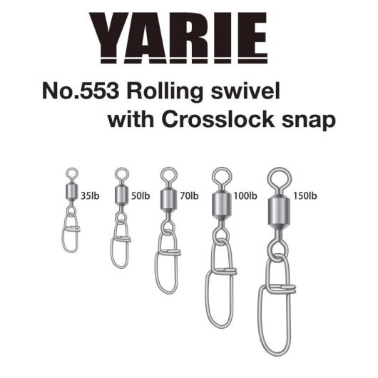 FORGÓKAPOCS YARIE 553 CROSSLOCK SNAP 35LB