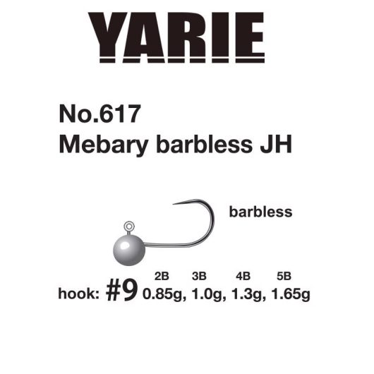 JIG FEJ YARIE 617 MEBARY BARBLESS 9 0.5gr