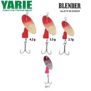 KÖRFORGÓ YARIE 672 BLENDER 3.5gr SP7 Pink/Pink