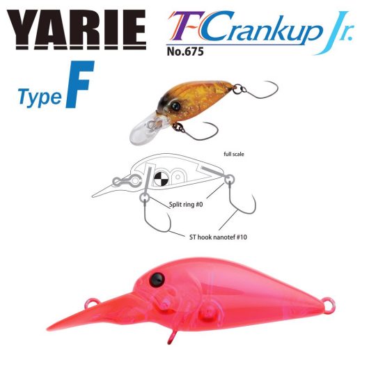 YARIE T-CRANKUP JR 675 TYPE F 2.8mm 1.8gr C12 Teisatu