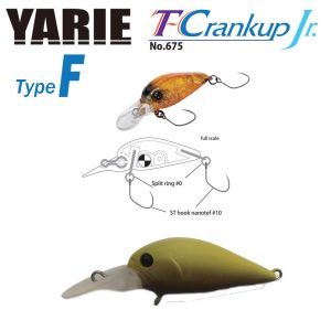 YARIE T-CRANKUP JR 675 TYPE F 2.8mm 1.8gr C29 Edamame