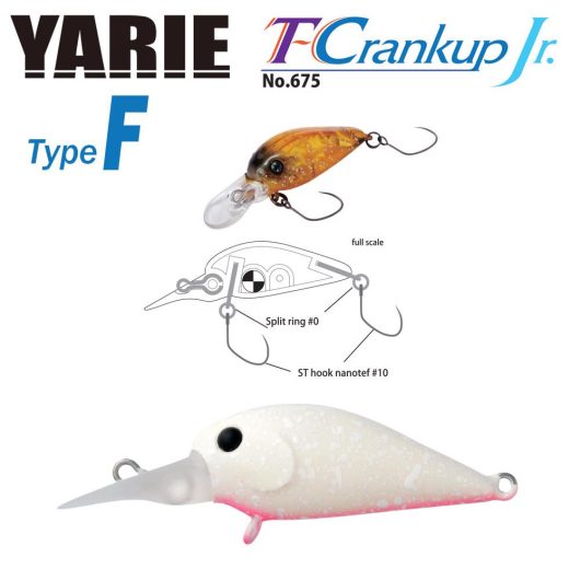 YARIE T-CRANKUP JR 675 TYPE F 2.8mm 1.8gr C9 Yukimusume