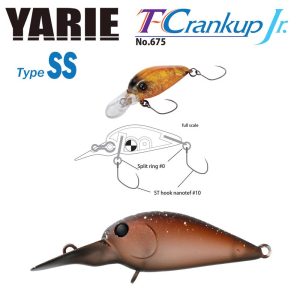 YARIE T-CRANKUP JR 675 TYPE SS 2.8mm 2.1gr C12 Teisatu