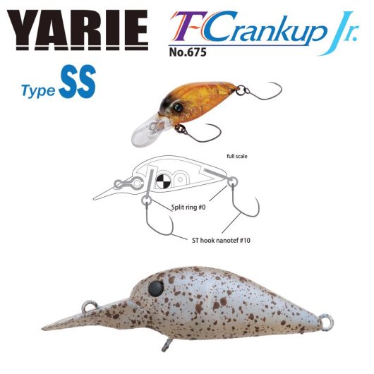 YARIE T-CRANKUP JR 675 TYPE SS 2.8mm 2.1gr C22 Tana Color