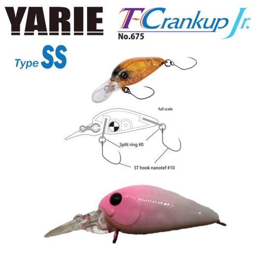 YARIE T-CRANKUP JR 675 TYPE SS 2.8mm 2.1gr C30 Matsupin