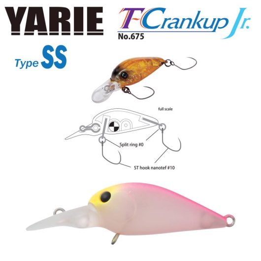 YARIE T-CRANKUP JR 675 TYPE SS 2.8mm 2.1gr C4 Stubakihime