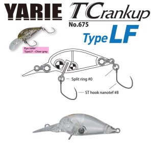 YARIE T-CRANKUP 675 TYPE LF 3.5mm 2.6gr C1 Clear