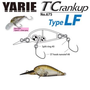 YARIE T-CRANKUP 675 TYPE LF 3.5mm 2.6gr C6 Mastuyani