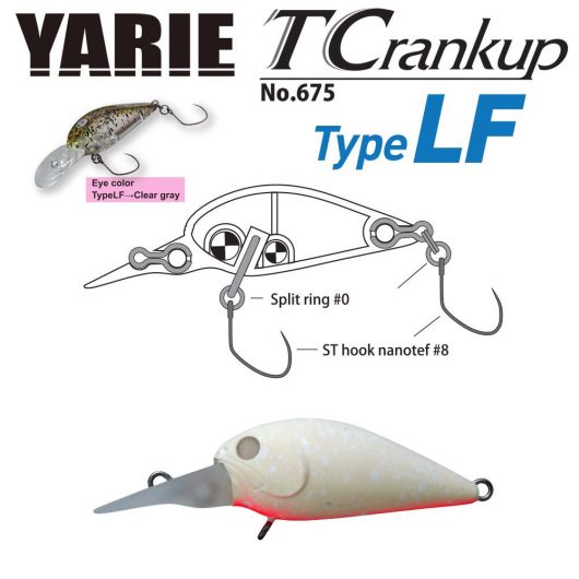 YARIE T-CRANKUP 675 TYPE LF 3.5mm 2.6gr C9 Yukimusume