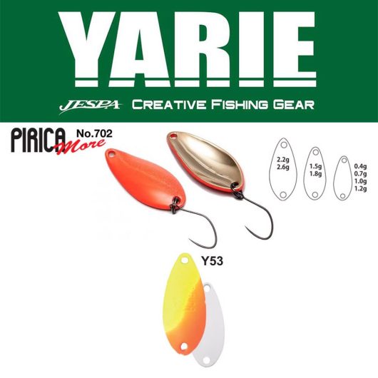 YARIE 702 PIRICA MORE 1.5gr Y53 Lemon/Orange