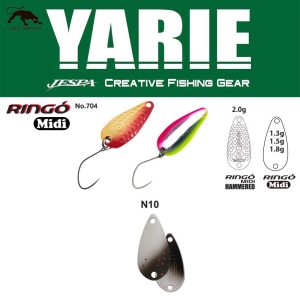 YARIE 704 RINGO MIDI 1.8gr N10 Black Slash