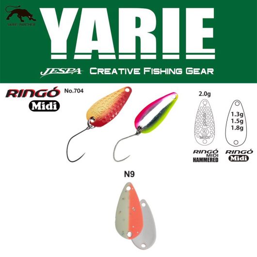 YARIE 704 RINGO MIDI 1.8gr N9 Two-By Glow