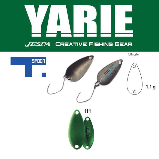 YARIE 706 T-SPOON 1.1gr H1 Green Metallic